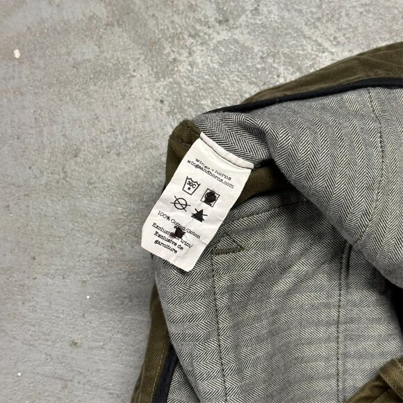 Wings+Horns Twill Pants Cotton Canvas Chinos Made in Canada Brown 36x30 - Picture 6 of 10
